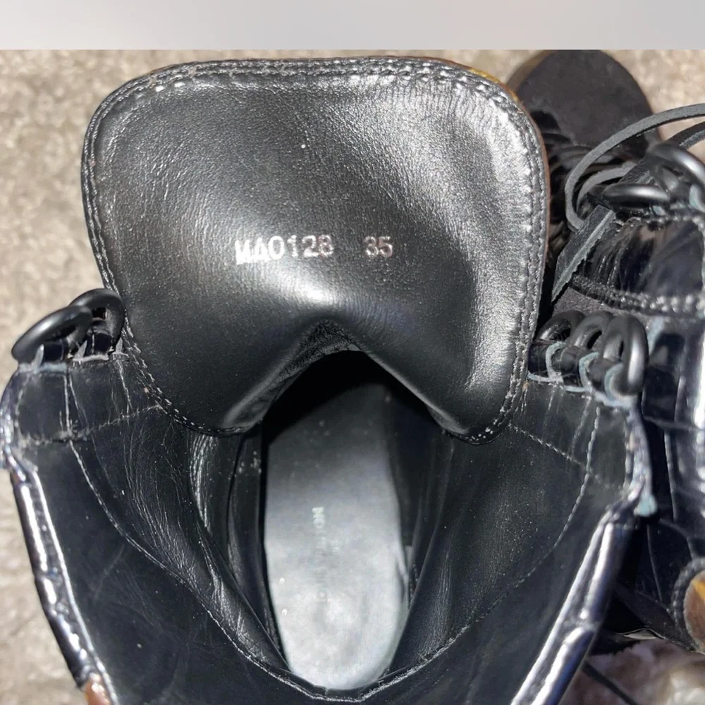 Louis Vuitton Black and Brown Combat Boots - Picture 6 of 7